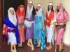 Leena Qadi y sus alumnas