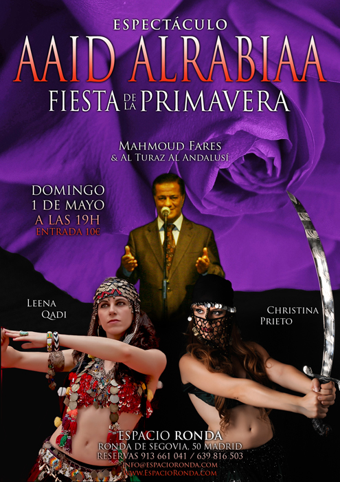 espectaculo danza musica arabe, espectaculo danza del vientre, espectaculo espacio ronda,